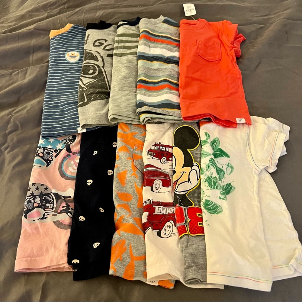 2T boys’ t shirts Gap, J Crew, Disney